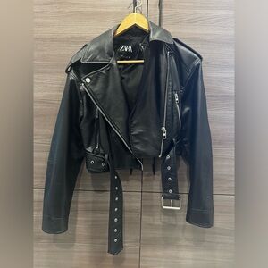Zara Faux Leather jacket